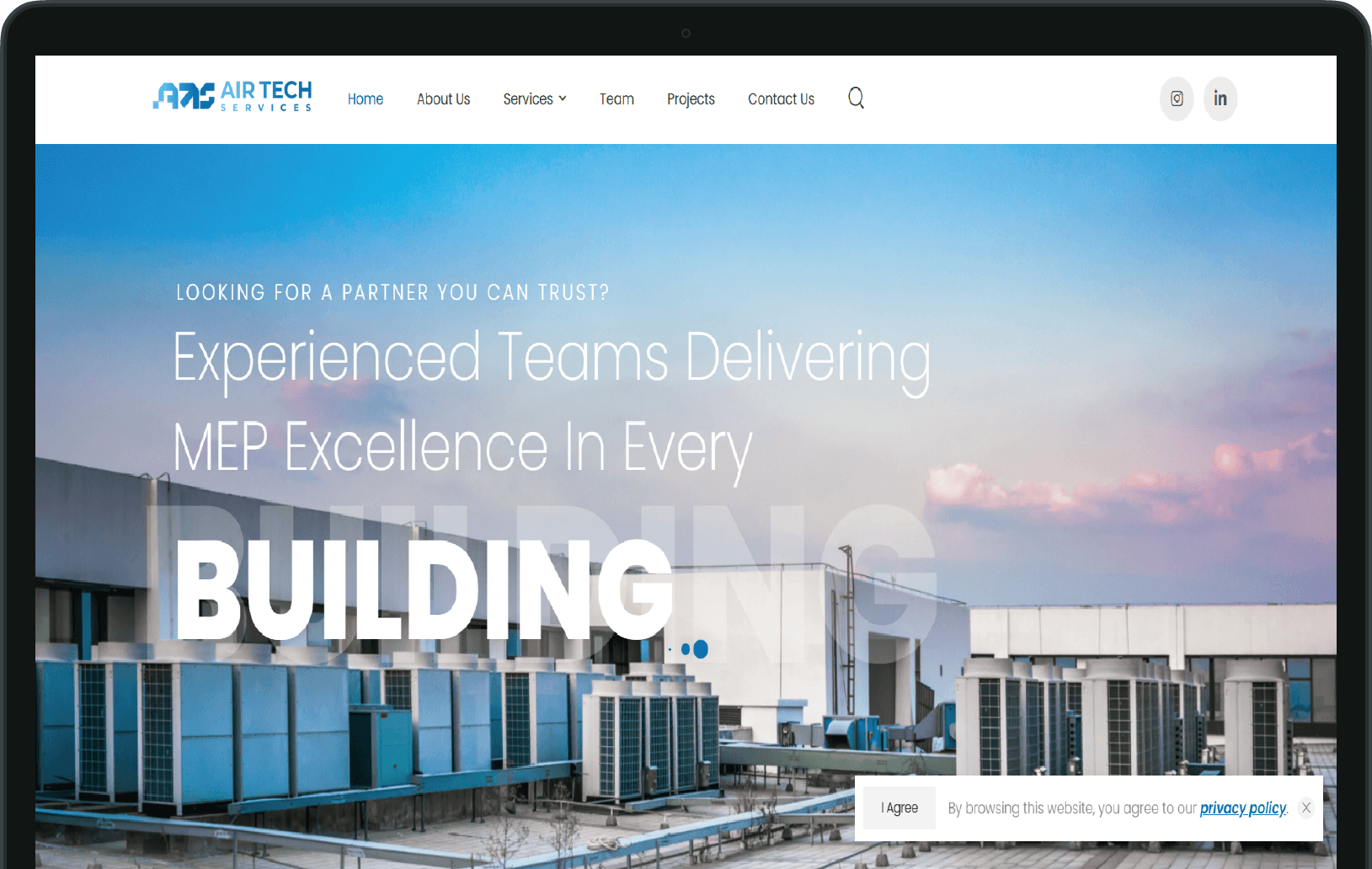 AirTech Oman Website